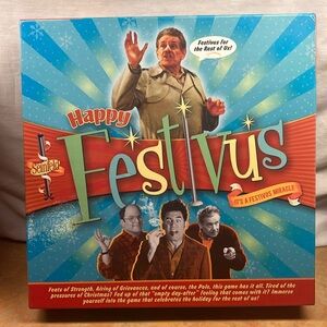 Seinfeld Happy Festivus It's A Festivus Miracle Board Game EUC